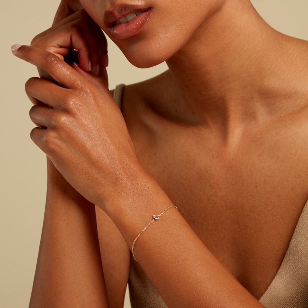 Bracelet Poem Argent Jaune Topaze - Bracelets fantaisie Femme | Marc Orian