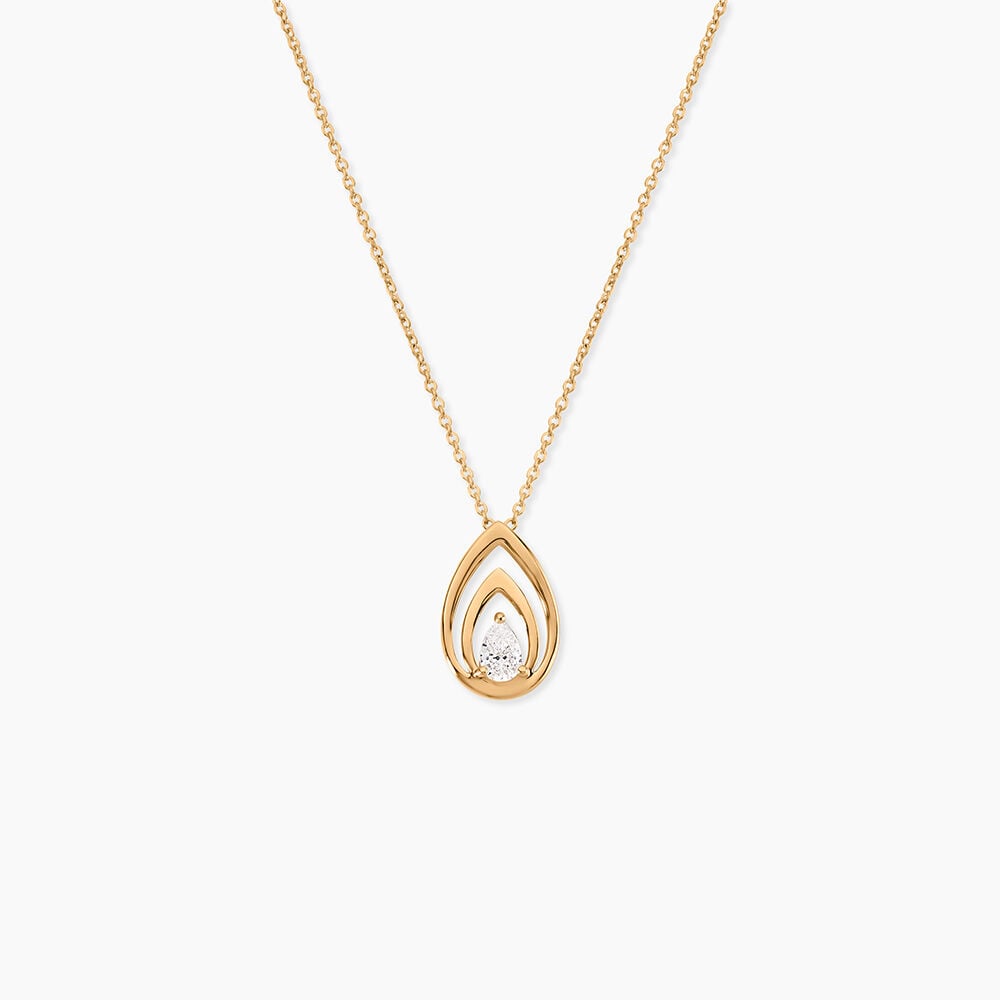 Collier Loetitia Plaqu&eacute; Or Jaune Oxyde De Zirconium - Colliers avec pierres Femme | Marc Orian