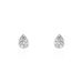 Boucles D'oreilles Puces Nevena Or Blanc Diamant - Puces Femme | Marc Orian