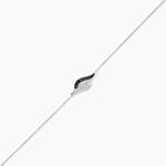 Bracelet Sculptural Or Blanc Diamant - Bracelets cha&icirc;nes Femme | Marc Orian