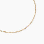 Collier Capucin Argent Dor&eacute; A L'Or 750/1000 - Colliers ete Femme | Marc Orian