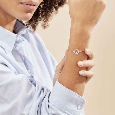 Bracelet Argent Blanc Vroon - Bracelets chaînes Femme | Marc Orian