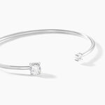 Bracelet Jonc Rio Argent Blanc Oxyde De Zirconium - Bracelets joncs Femme | Marc Orian
