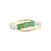 Bague Or Jaune Abelard Emeraudes Diamants - Bagues vintage Femme | Marc Orian