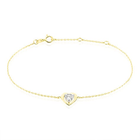 Bracelet Anastasy Or Jaune Oxyde De Zirconium - Bracelets chaînes Femme | Marc Orian