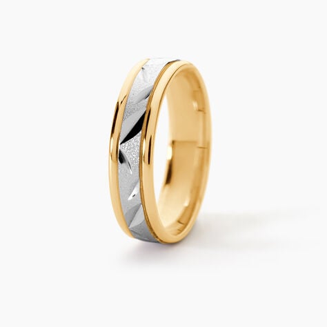 Alliance Ilki Ruban Or Bicolore - Alliances duo Unisex | Marc Orian