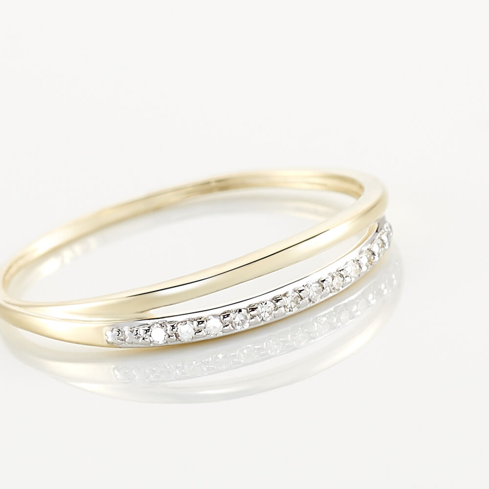 Bague Arslane Or Jaune Diamant - Bagues pierres pr&eacute;cieuses Femme | Marc Orian