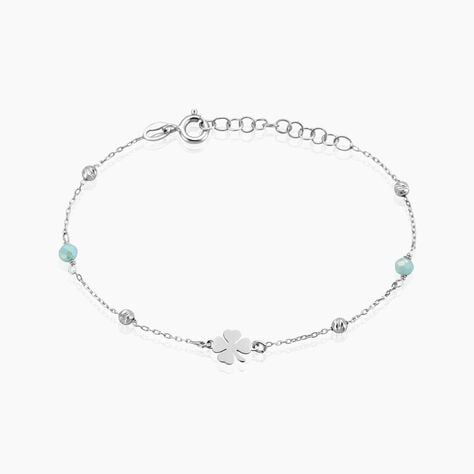 Bracelet Onelia Argent Blanc Cristal - Bracelets chaînes Femme | Marc Orian