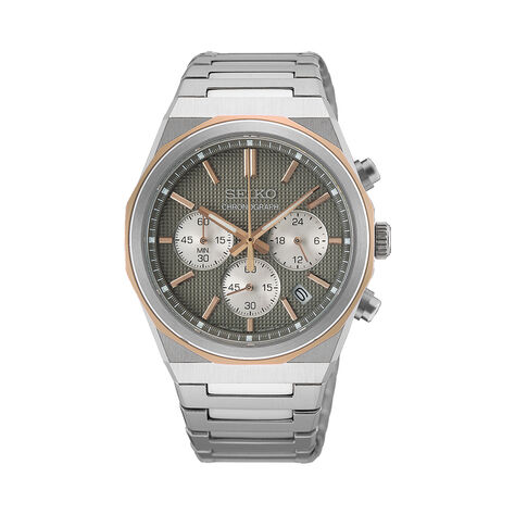 Montre Seiko Sport Chrono 40 Gris - Montres &eacute;tanches Homme | Marc Orian