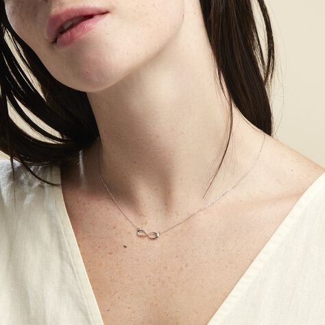 Collier Maryeme Infini Or Blanc - Colliers Femme | Marc Orian