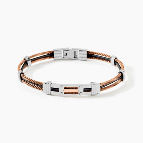 Bracelet Jourdan Corelieae Acier Bicolore - Bracelets cha&icirc;nes Homme | Marc Orian