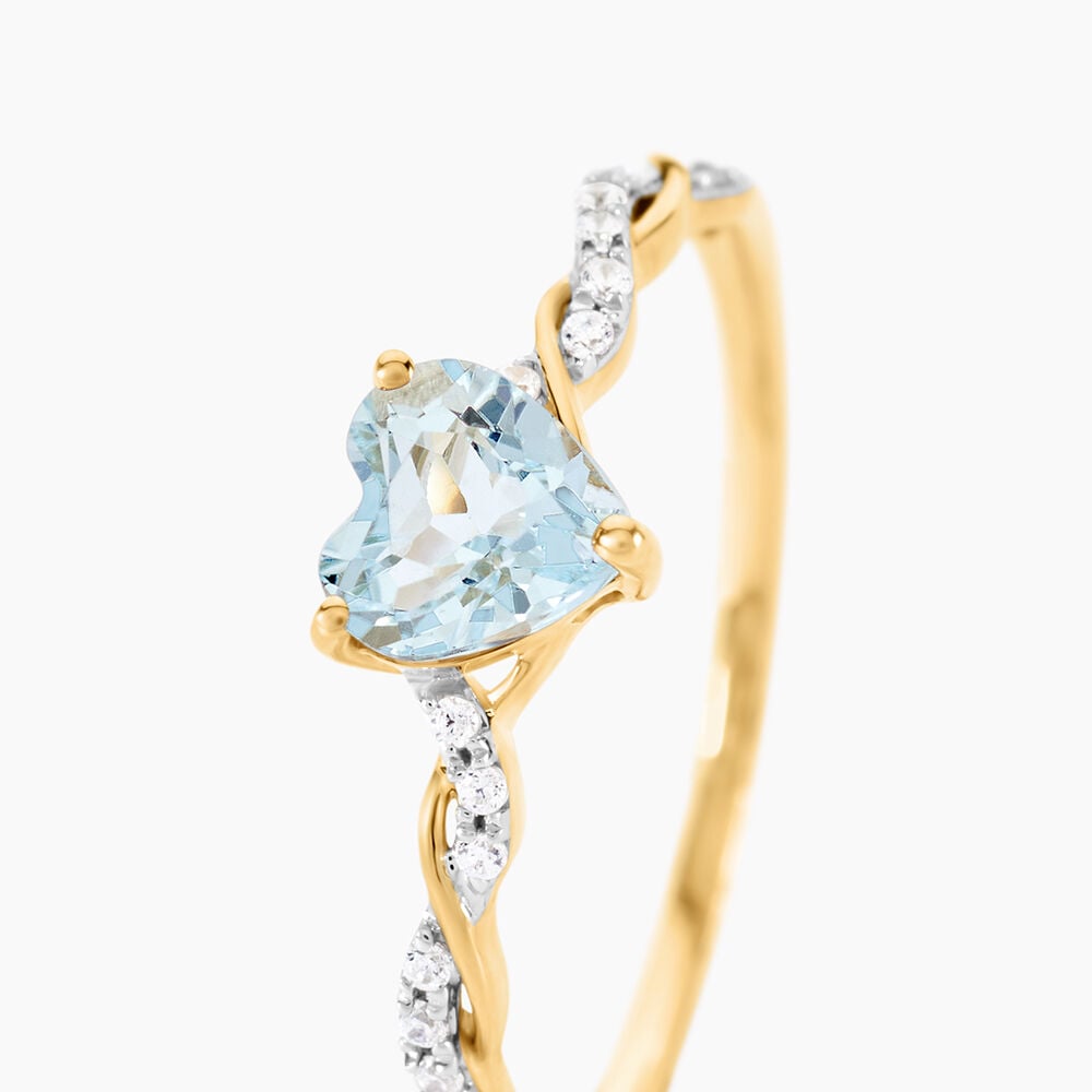 Bague Mathilde Or Jaune Topaze Oxyde De Zirconium - Bagues pierres fines Femme | Marc Orian