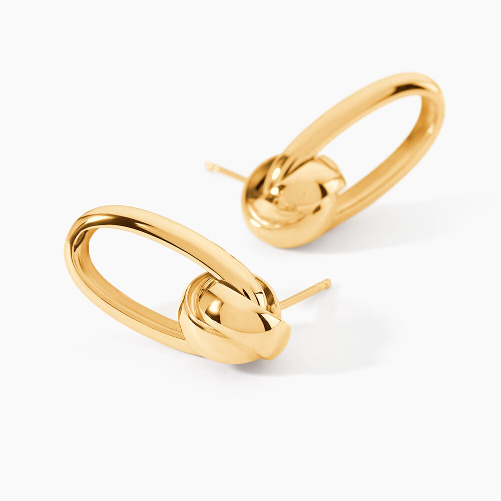 Boucles D'Oreilles Pendantes Daphney Or Jaune - Pendantes Femme | Marc Orian