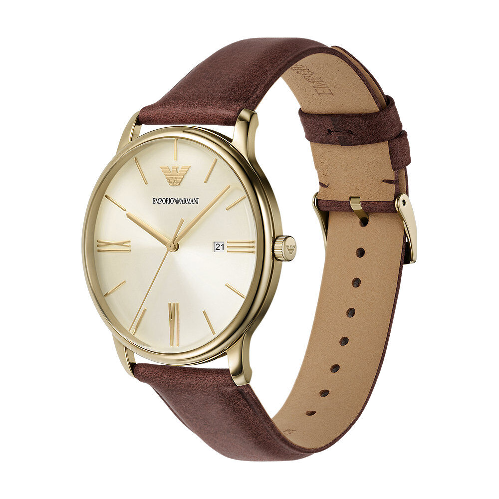 Montre Emporio Armani Doré - Montres étanches Homme | Marc Orian
