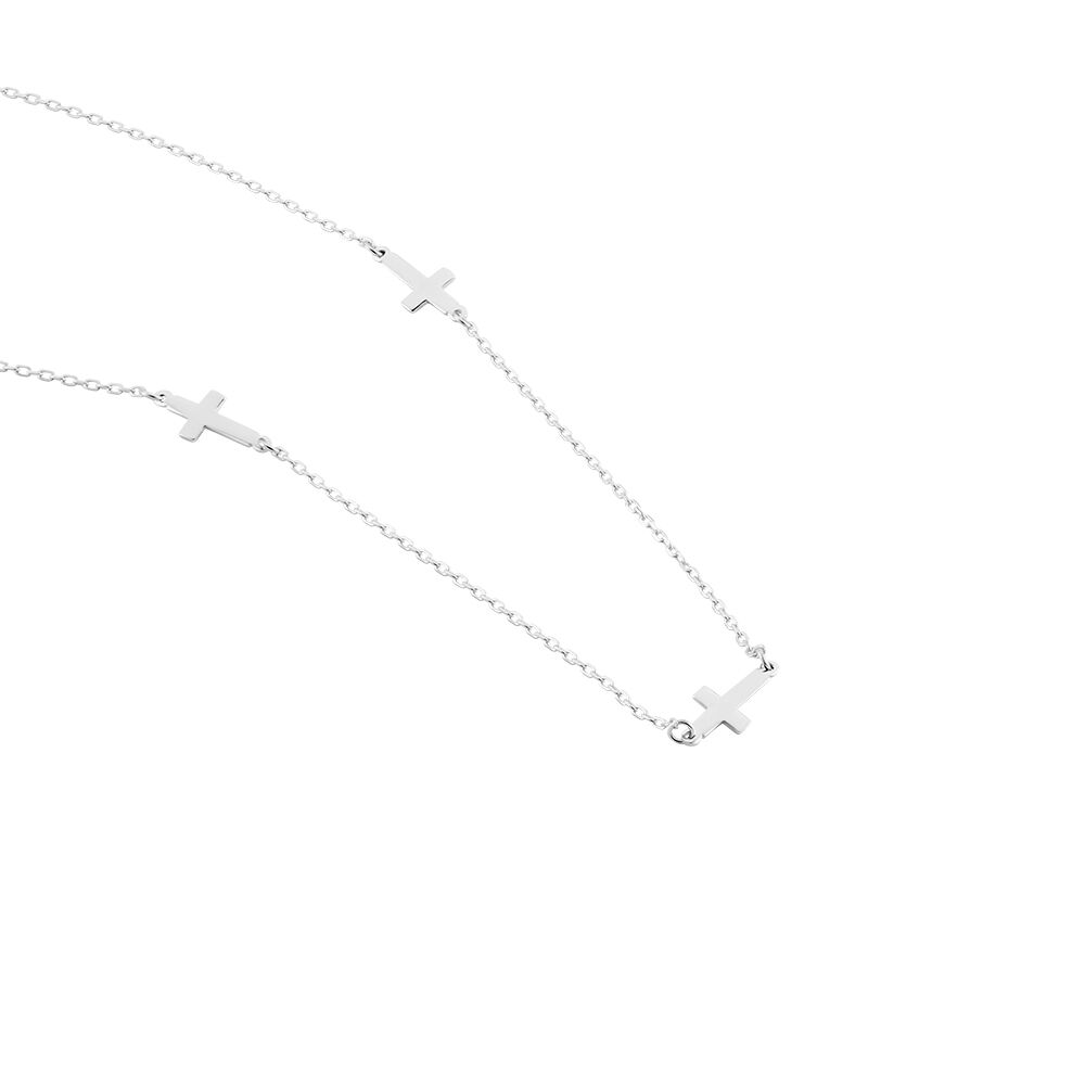 Collier Ashana Argent Blanc - Colliers fantaisie Femme | Marc Orian