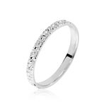 Alliance Fantaisie Diamantee Or Blanc - Alliances duo Unisex | Marc Orian