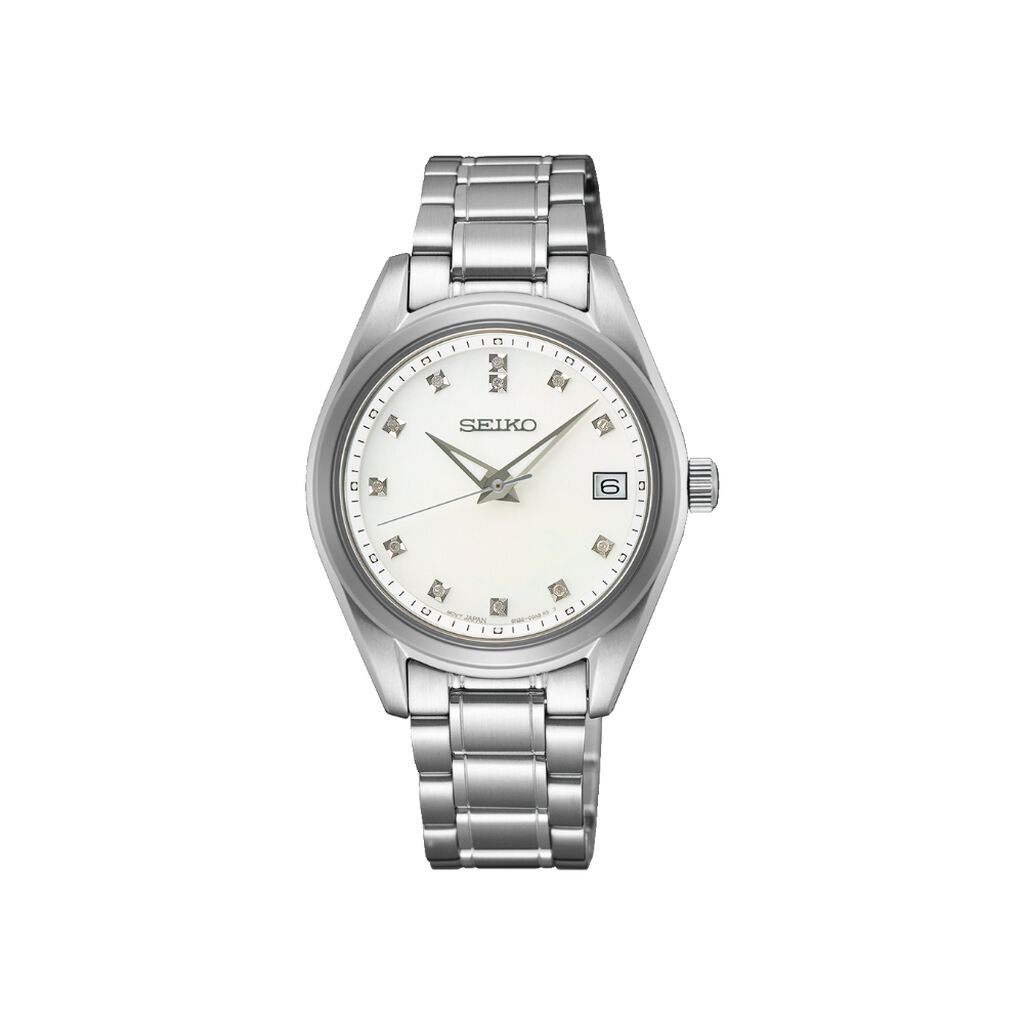 Montre Seiko Classique Nacre Blanche - Montres &eacute;tanches Femme | Marc Orian