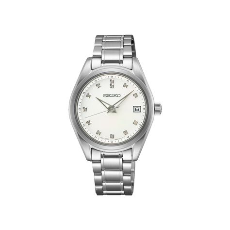 Montre Seiko Classique Nacre Blanche - Montres &eacute;tanches Femme | Marc Orian
