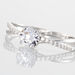 Bague Dana Or Blanc Oxyde De Zirconium - Solitaires Femme | Marc Orian