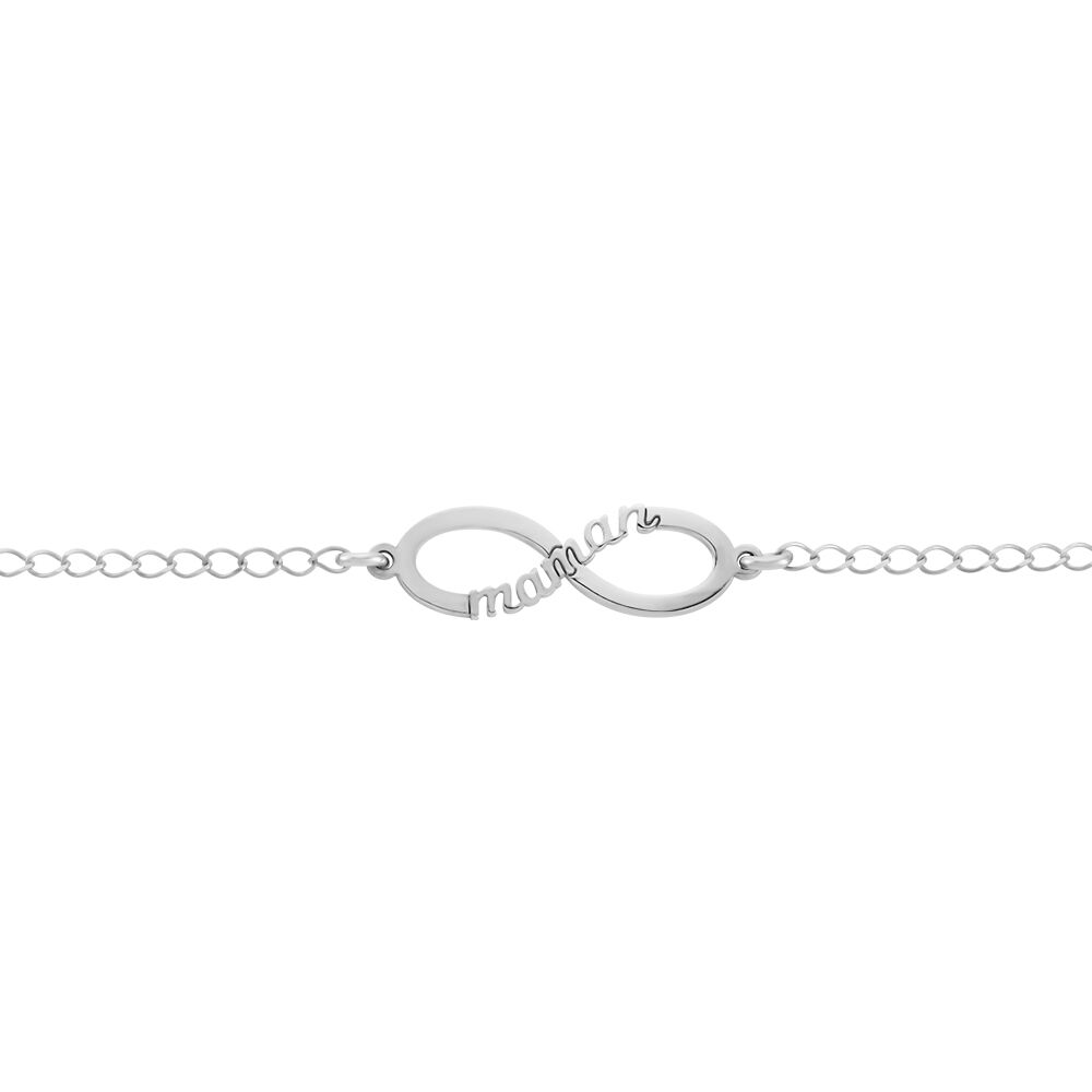 Bracelet Xara Argent Blanc - Bracelets chaînes Femme | Marc Orian