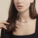 Collier Benedicta Argent Blanc - Colliers Femme | Marc Orian
