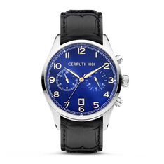 Montre Cerruti Cavareno Bleu - Montres classiques Homme | Marc Orian