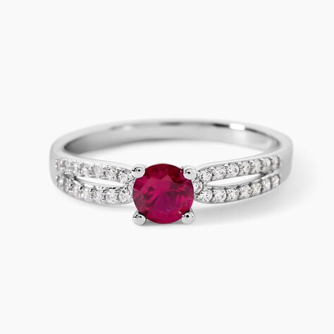 Bague Solitea Argent Blanc Oxyde De Zirconium - Bijoux fantaisie Femme | Marc Orian