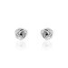 Boucles D'oreilles Puces Iloa Argent Blanc - Puces Femme | Marc Orian