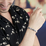 Bracelet Acier Blanc - Bracelets cha&icirc;nes Homme | Marc Orian