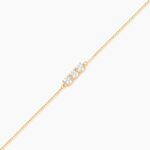 Bracelet Pryderi Or Jaune Oxyde De Zirconium - Bracelets cha&icirc;nes Femme | Marc Orian