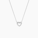 Collier Lovella Argent Blanc Oxyde De Zirconium - Colliers avec pierres Femme | Marc Orian