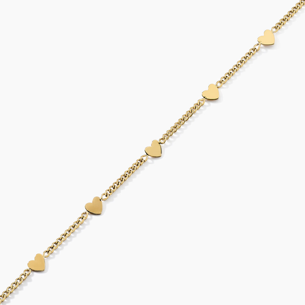Bracelet Eva Acier Jaune - Bracelets chaînes Femme | Marc Orian