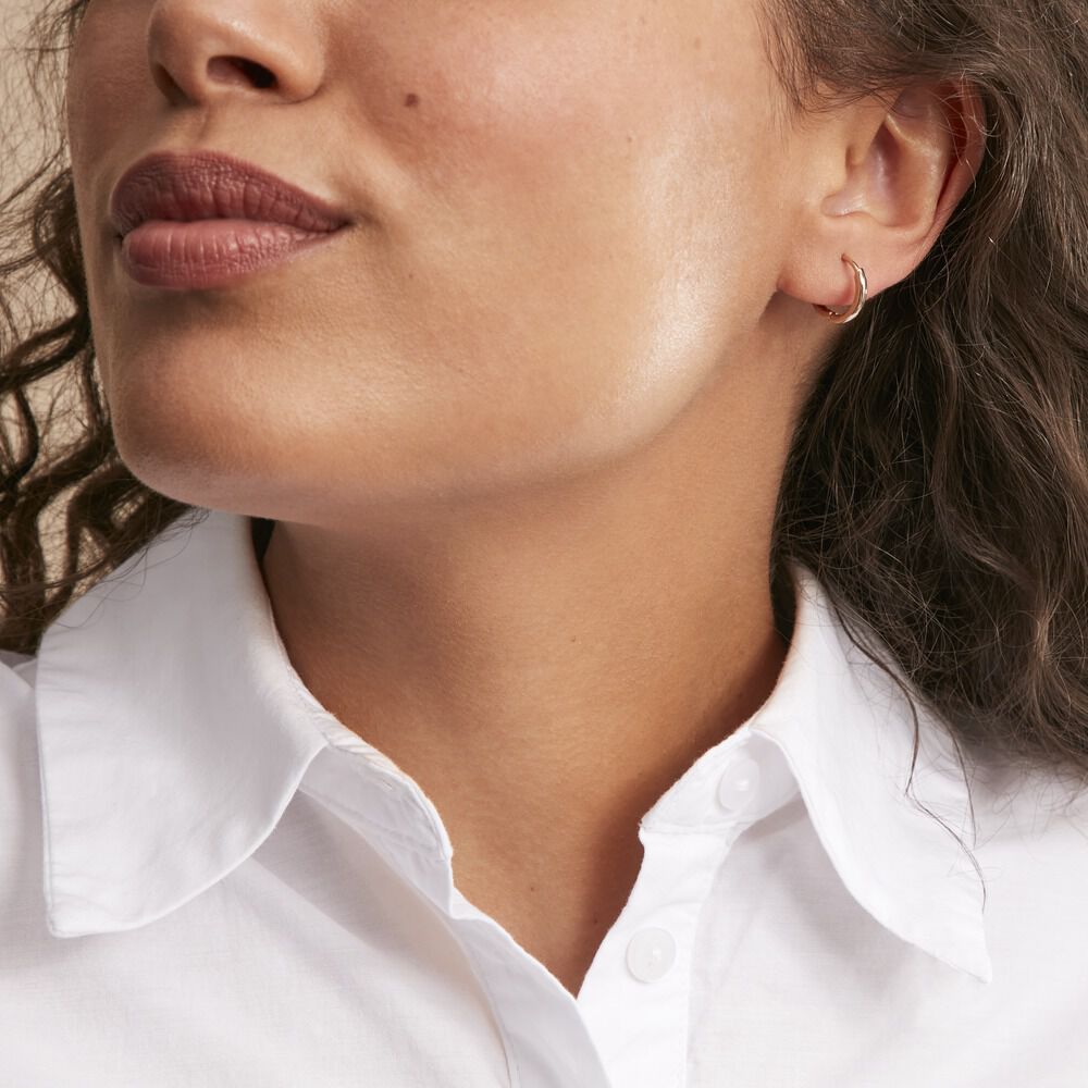 Créoles Batyah Plaqué Or Jaune - Créoles Femme | Marc Orian