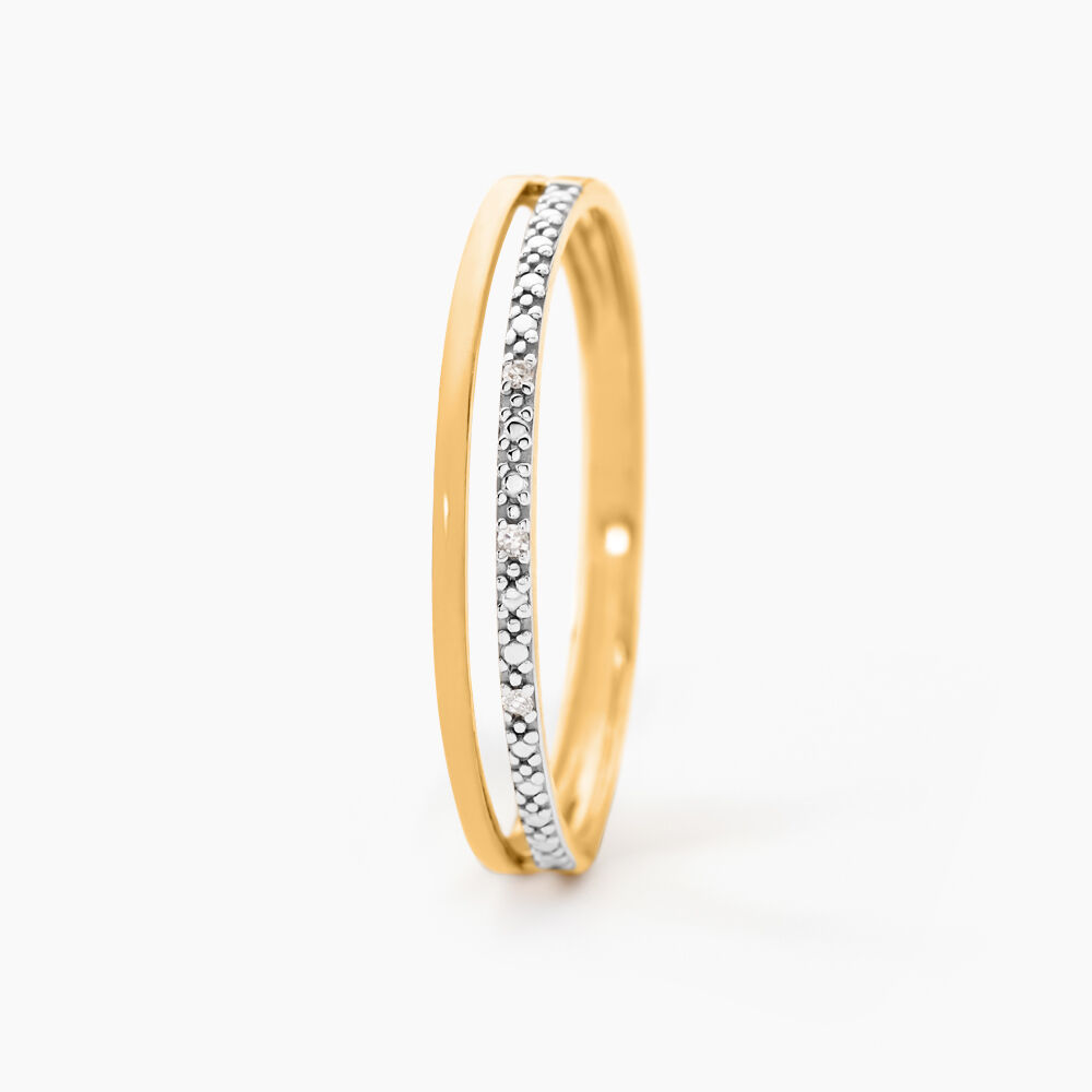 Bague Olena Or Jaune Diamant - Parures de mariage Femme | Marc Orian