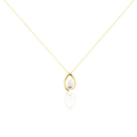 Collier Or Jaune Sheilana Diamants - Colliers avec pierres Femme | Marc Orian