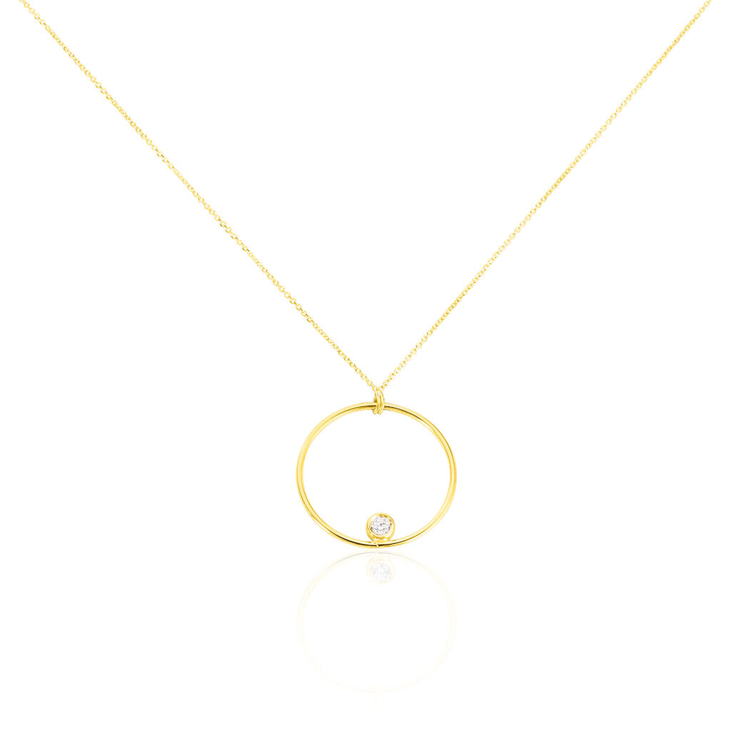 Collier Kimly Or Jaune Oxyde De Zirconium - Colliers avec pierres Femme | Marc Orian