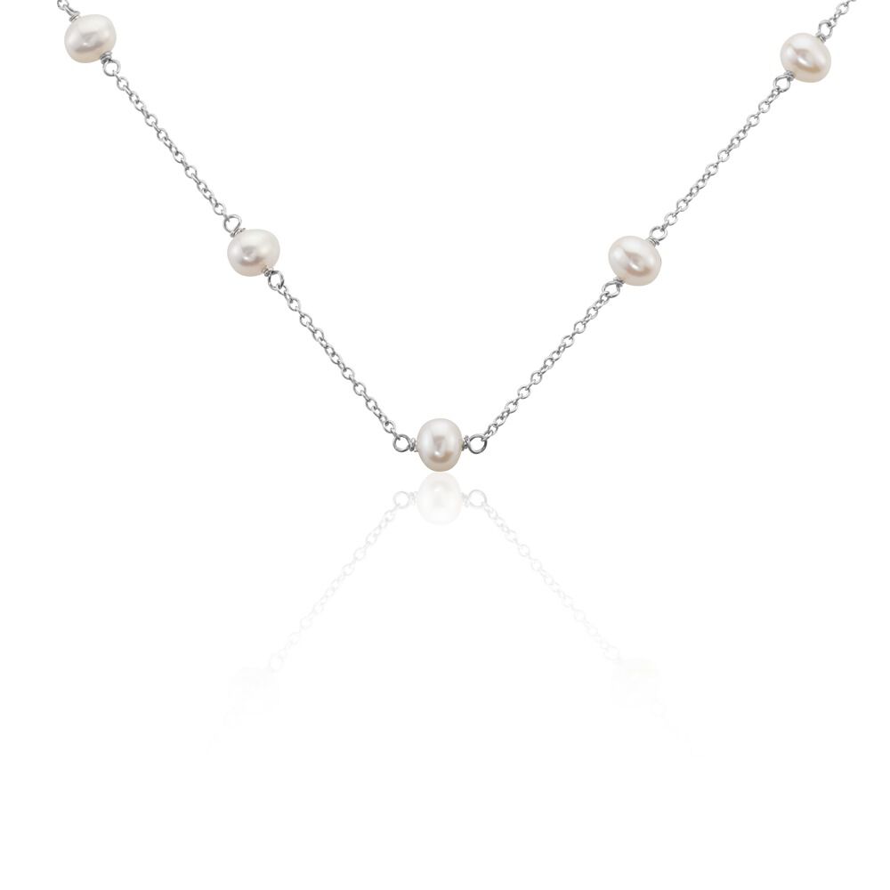 Collier Tanis Argent Perle De Culture - Colliers avec pierres Femme | Marc Orian