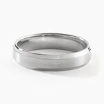 Alliance Berit Palladium Ruban Biseaut&eacute; - Alliances personnalis&eacute;es Unisex | Marc Orian