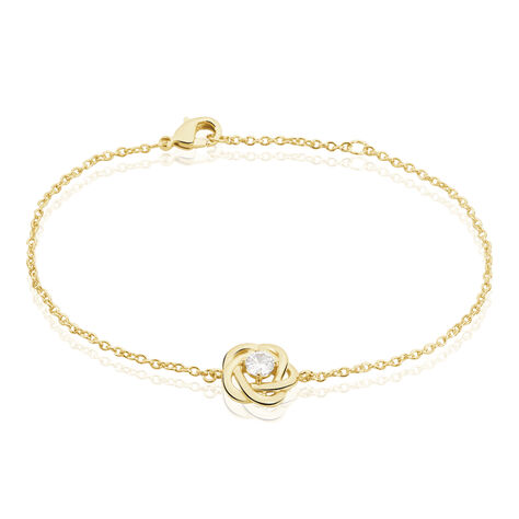 Bracelet Djanaelle Plaqué Or Jaune Oxyde De Zirconium - Bracelets chaînes Femme | Marc Orian