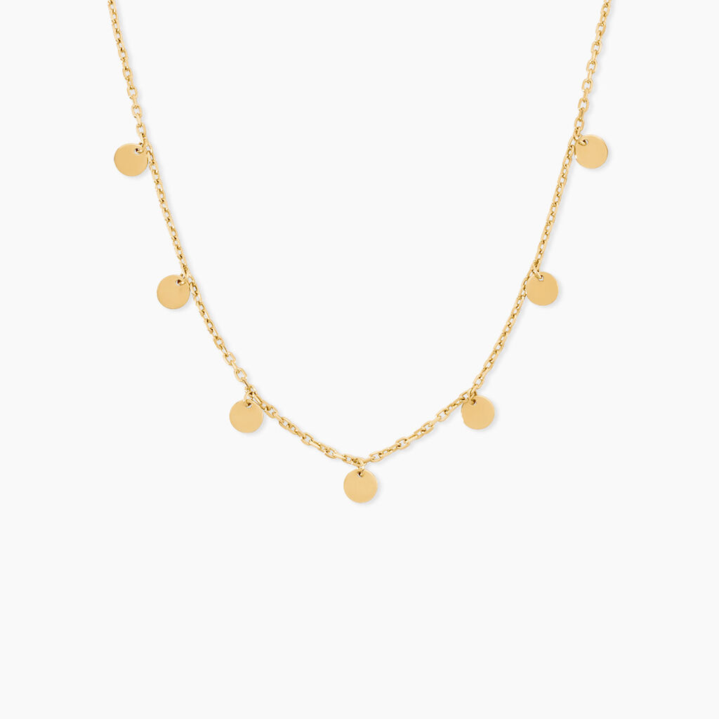 Collier Eleonora Argent Dor&eacute; A L'Or 750/1000 - Colliers ete Femme | Marc Orian