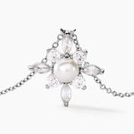 Collier Rhoda Argent Blanc Perle De Culture Oxyde De Zirconium - Colliers avec pierres Femme | Marc Orian