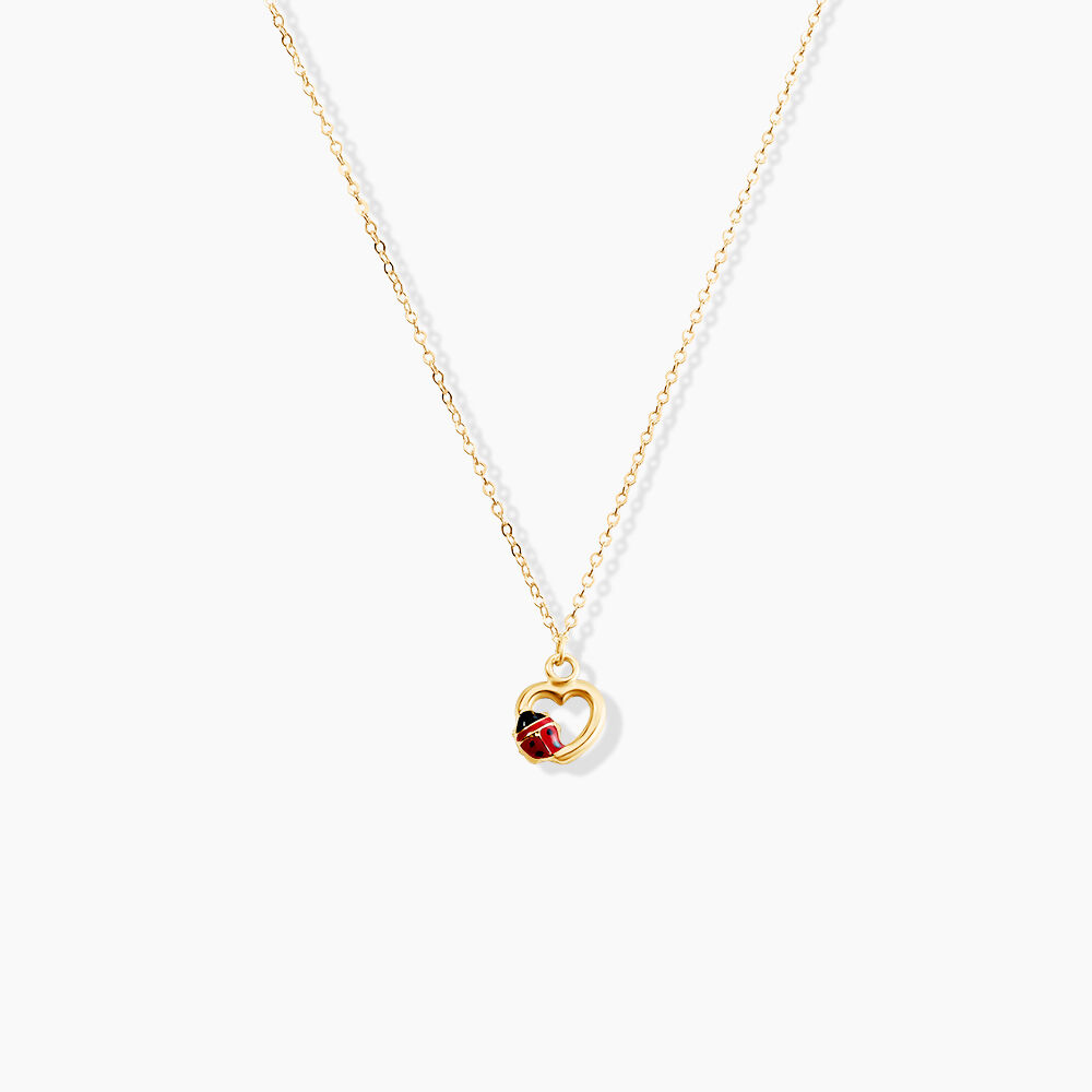 Collier Hydrangee Or Jaune - Colliers ete Enfant | Marc Orian