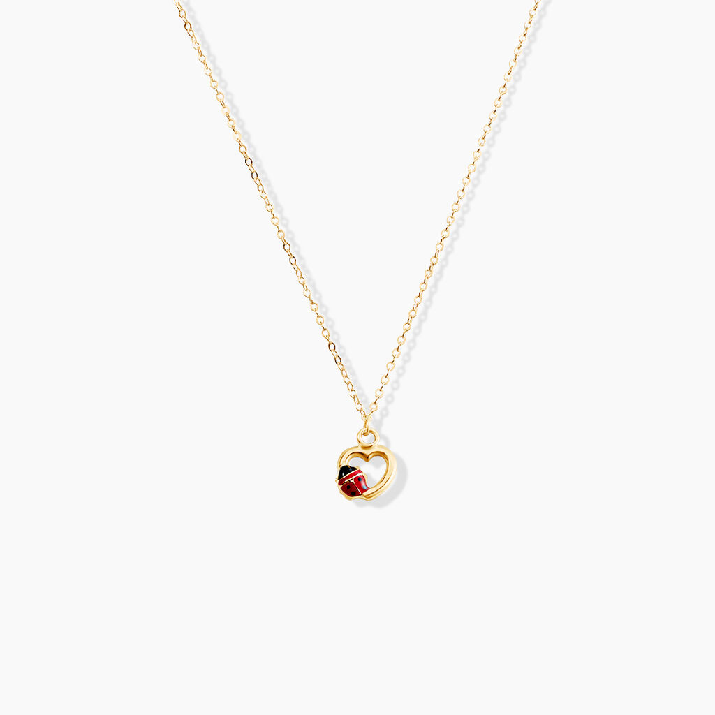 Collier Hydrangee Or Jaune - Colliers ete Enfant | Marc Orian