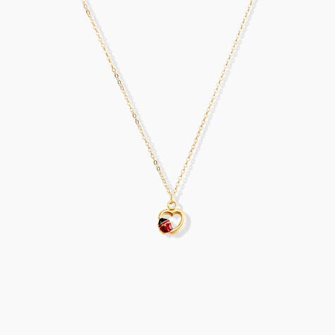 Collier Hydrangee Or Jaune - Colliers ete Enfant | Marc Orian