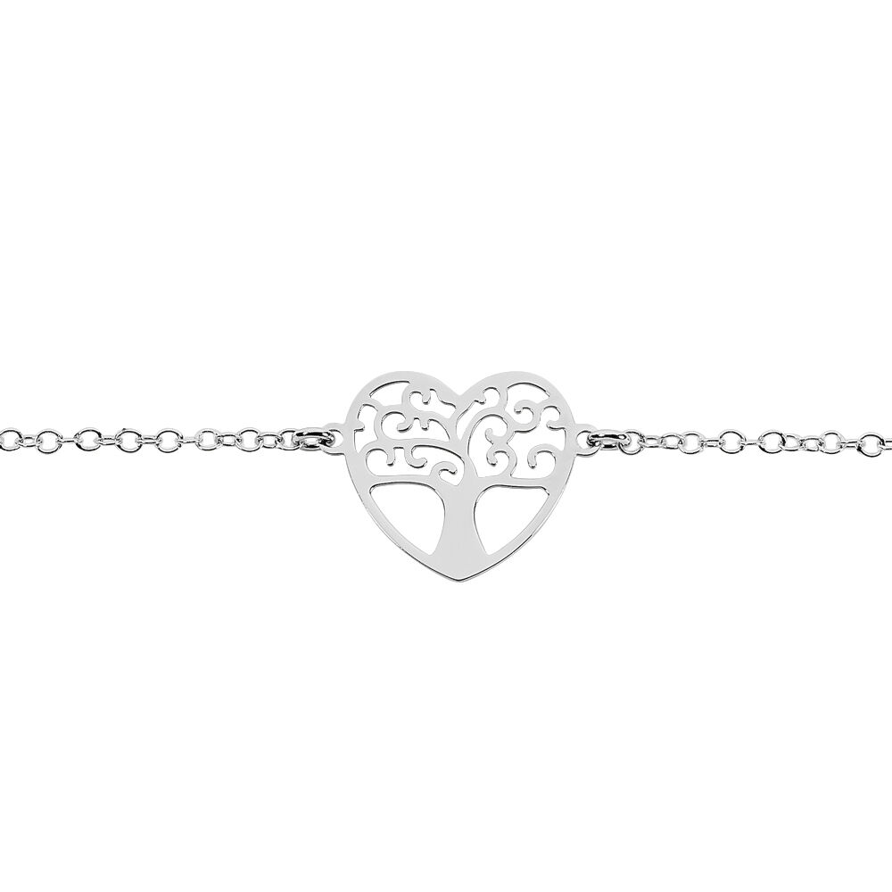 Bracelet Tyfen Argent Blanc - Bracelets chaînes Femme | Marc Orian