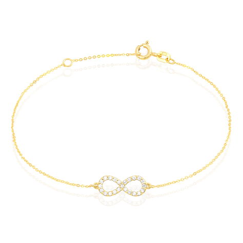 Bracelet Klothilda Or Jaune Oxyde De Zirconium - Bracelets chaînes Femme | Marc Orian