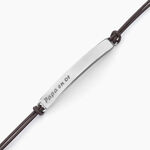 Bracelet Vicenzo Acier Blanc - Bracelets cuir Homme | Marc Orian