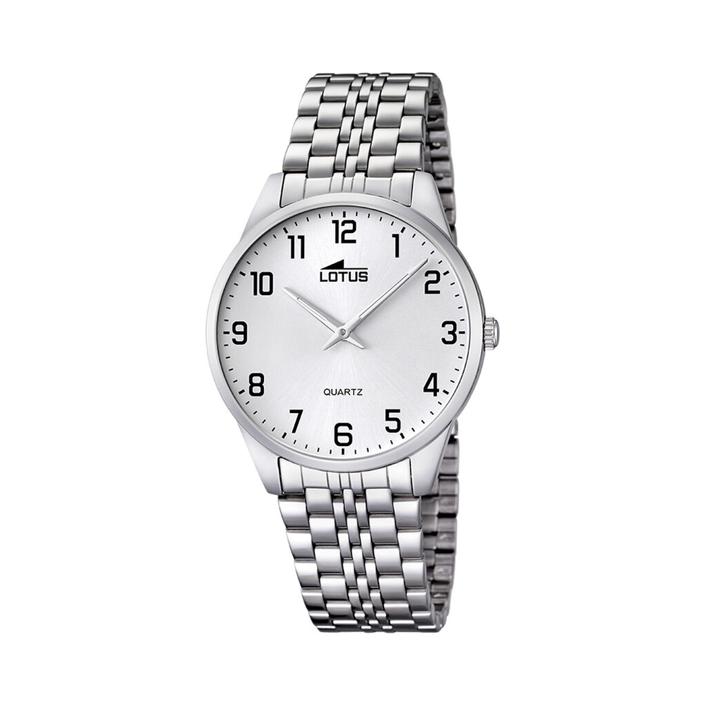Montre Lotus Classique 38 Argent&eacute; - Montres classiques Homme | Marc Orian