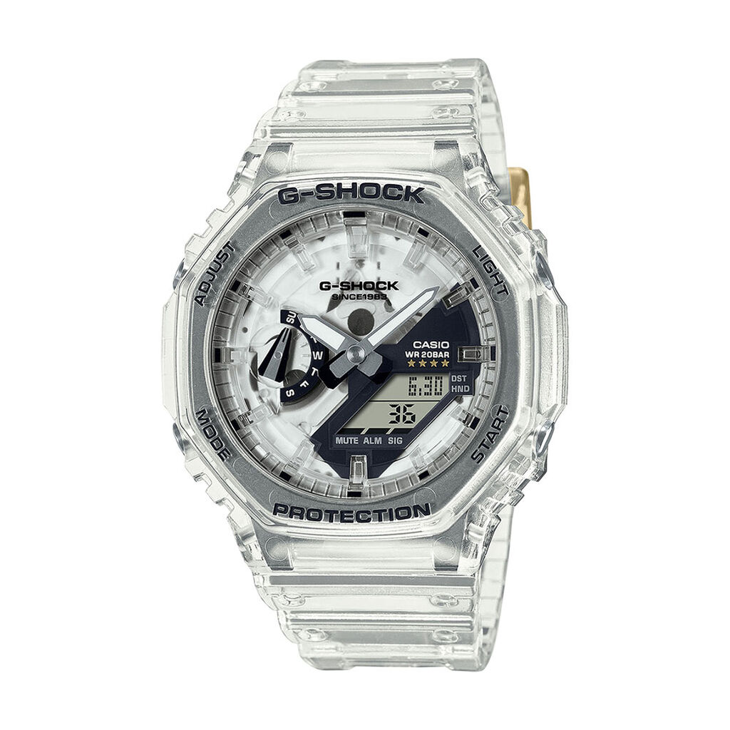 Montre Casio G-shock Bicolore Blanc / Noir - Montres étanches Homme | Marc Orian
