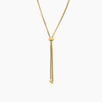 Collier Hollie Acier Jaune - Sautoirs Femme | Marc Orian